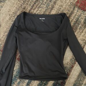 Hollister Women's Black Long Sleeve Top